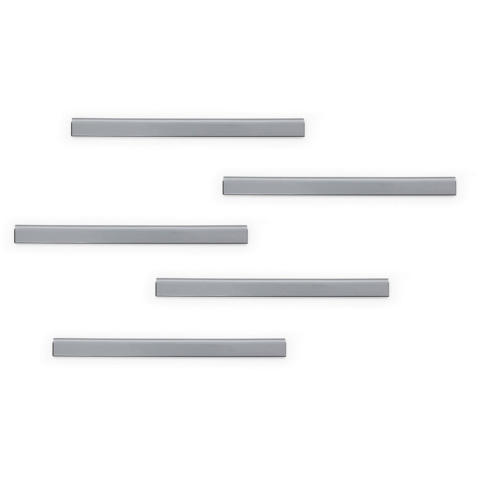 DURABLE Magnetic Strip Hanging Rail - Silver - 10 / Pack