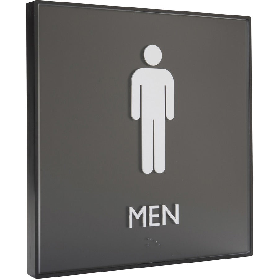 Lorell Men's Restroom Sign - Right