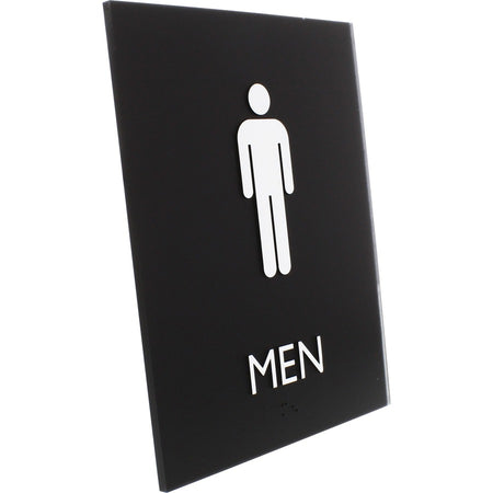 Lorell Men's Restroom Sign - Right