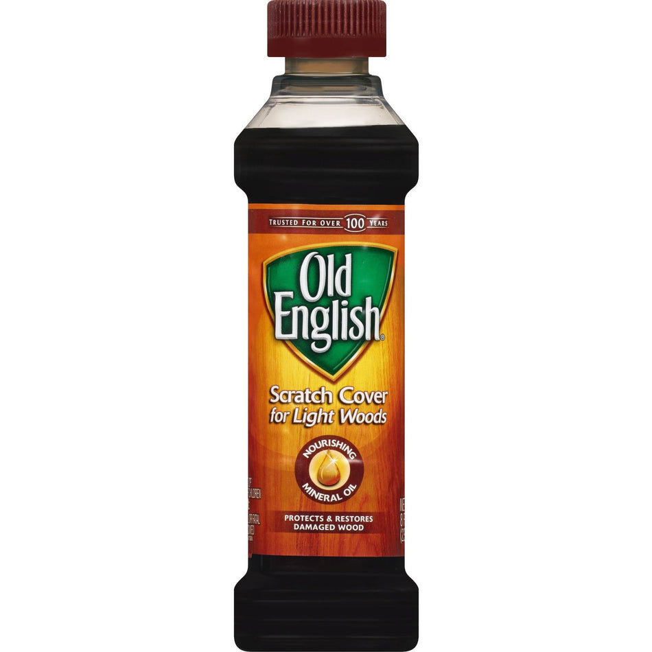 Old English Scratch Cover Polish - 8 fl oz (0.3 quart) - Brown - 1 Each