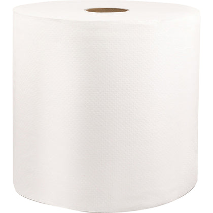 Livi VPG Select 46528 Hard Wound Roll Towel - Premium 1-Ply Fiber - 8’’ x 1000 ft - White - 6/Ctn - Paper Towels