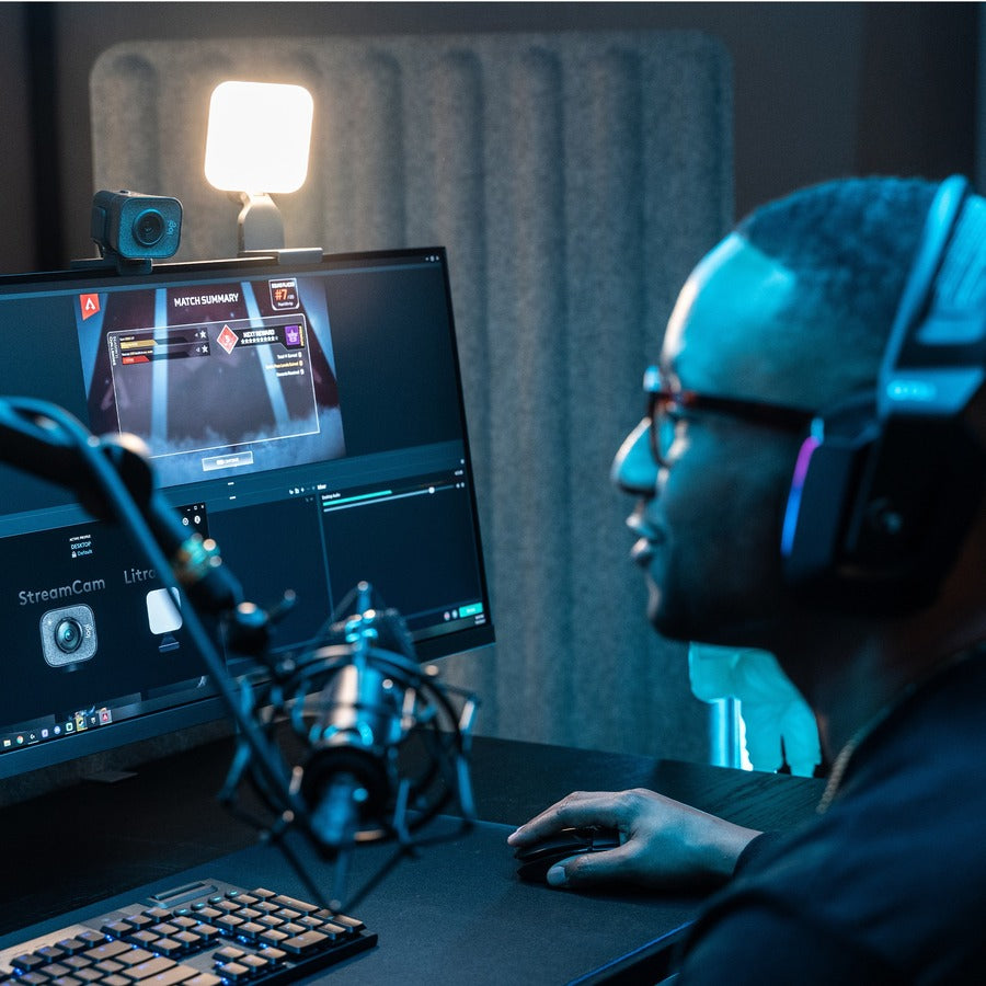 Logitech Webcam - 2.1 Megapixel - 60 fps - Graphite - USB - Retail - 1 Each - 1920 x 1080 Video - Auto-focus - 78&deg; Angle - Microphone - For Monitor