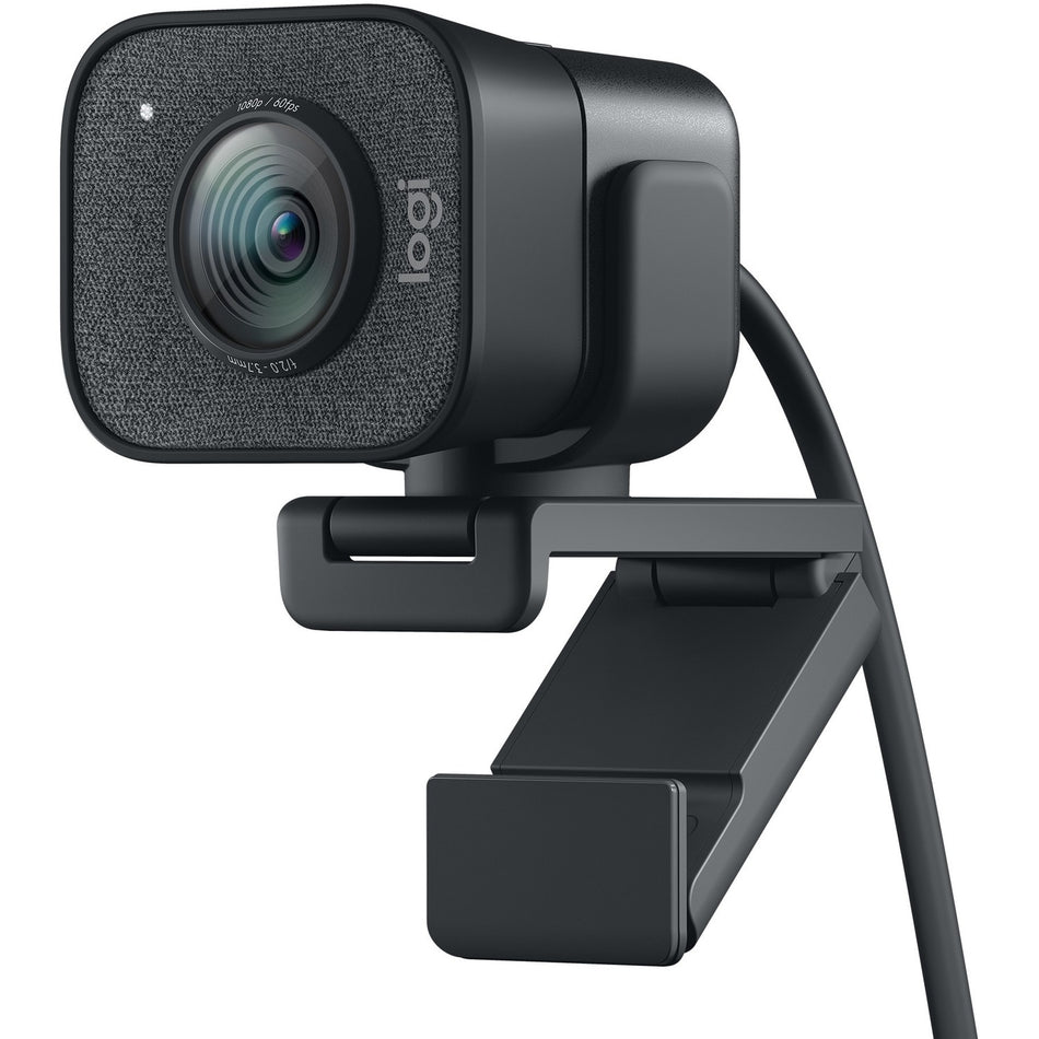 Logitech Webcam - 2.1 Megapixel - 60 fps - Graphite - USB - Retail - 1 Each - 1920 x 1080 Video - Auto-focus - 78&deg; Angle - Microphone - For Monitor