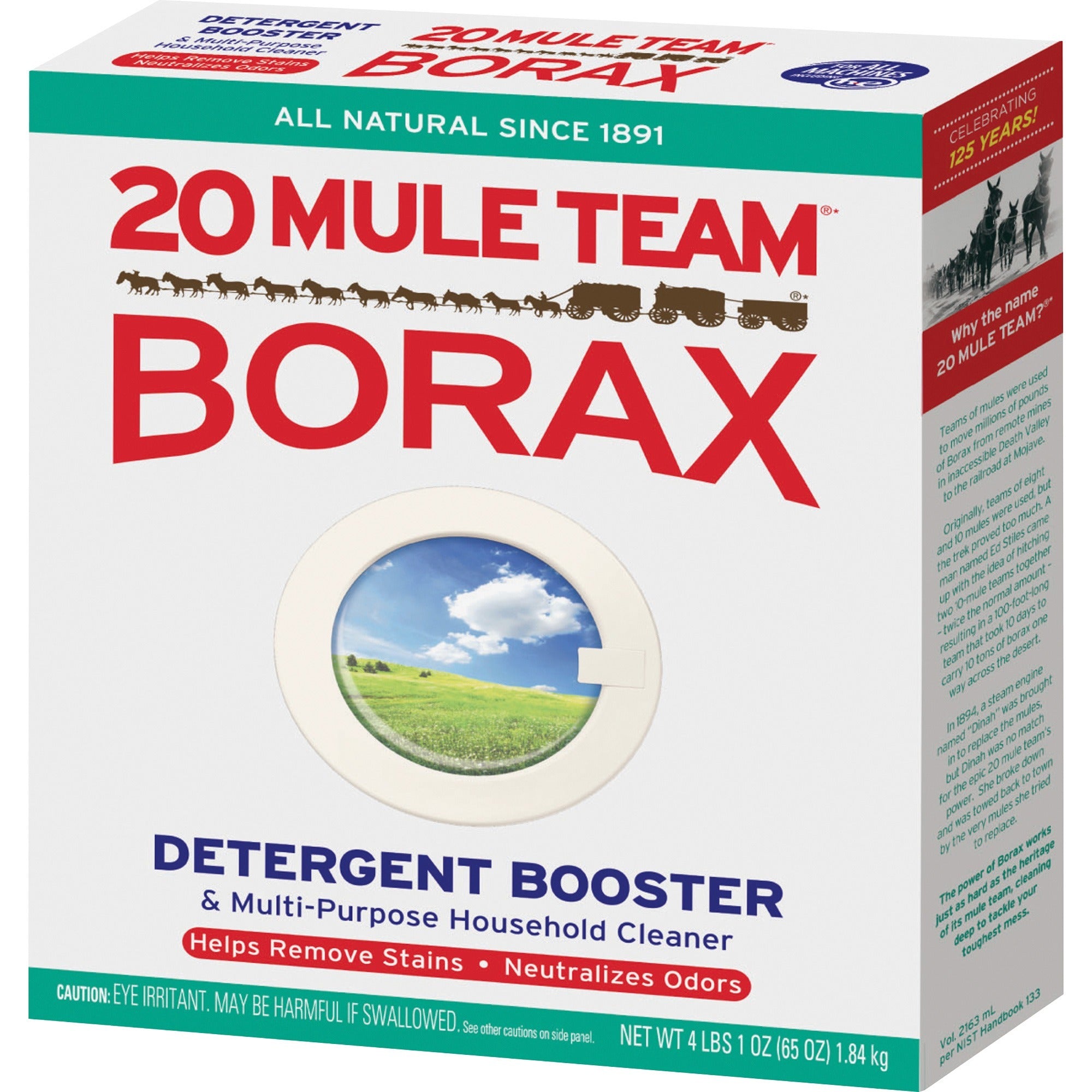 BORAX All Natural Laundry Booster - pH Balanced - Natural - 1 Each