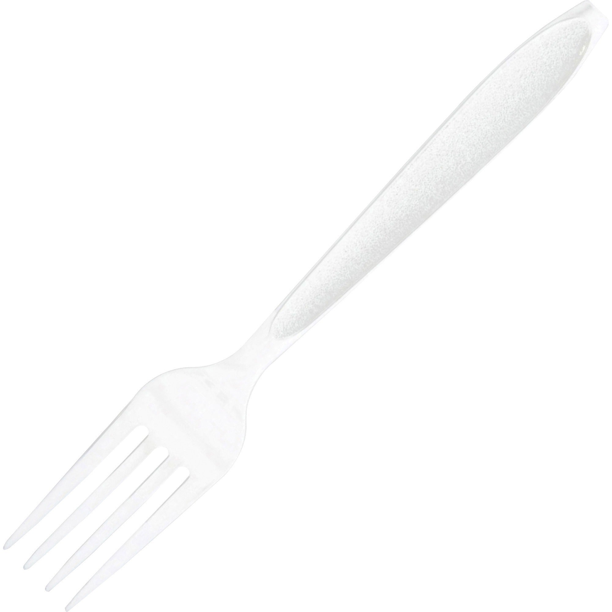Solo Fork - Fork - Food - Disposable - White - 1000 / Carton