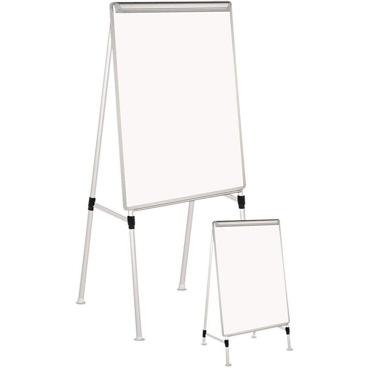 Universal Dry Erase Board with A-Frame Easel, 29" x 41" , White Surface - 2000