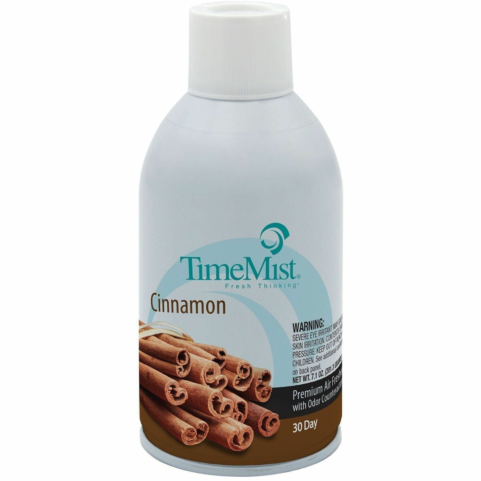 TimeMist Cinnamon Premium Air Freshener Spray - Aerosol - 5.3 fl oz (0.2 quart) - Cinnamon - 30 Day - Long Lasting, Odor Neutralizer - 1 Each