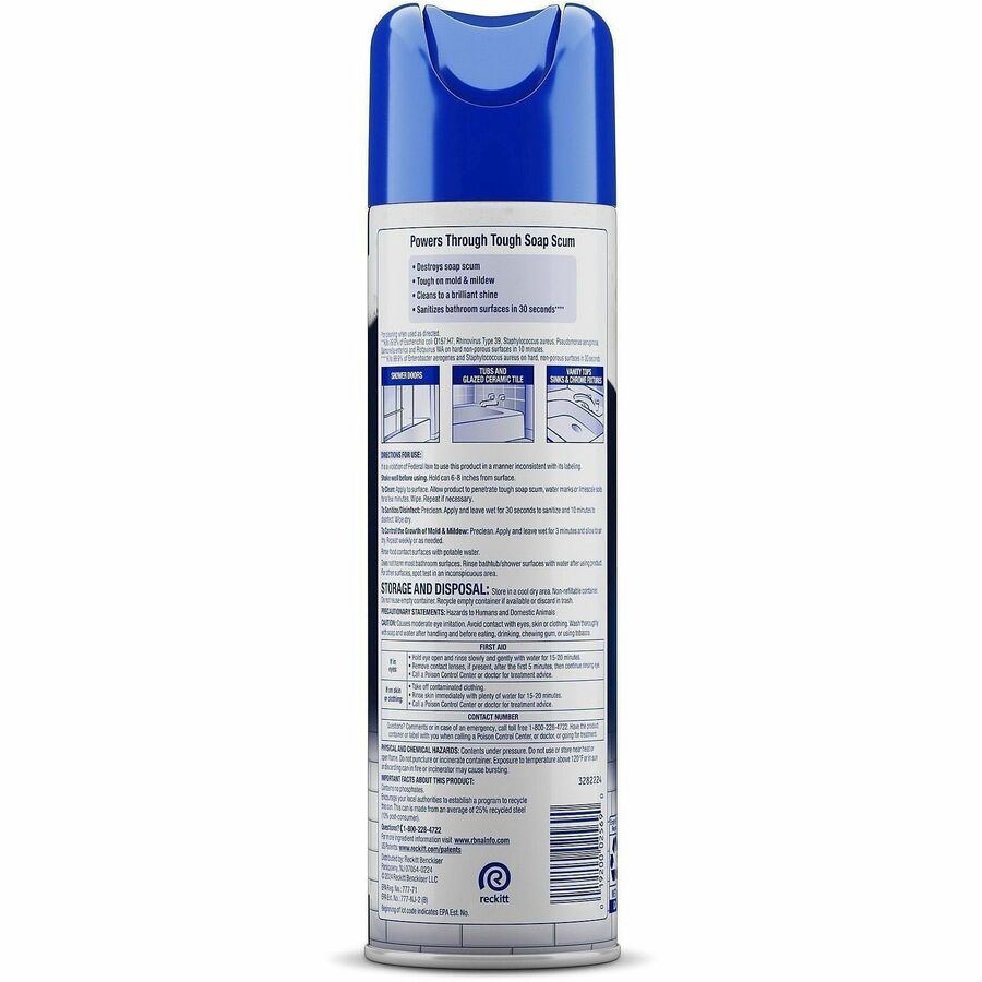 Lysol Power Foam Bathroom Cleaner - Rear