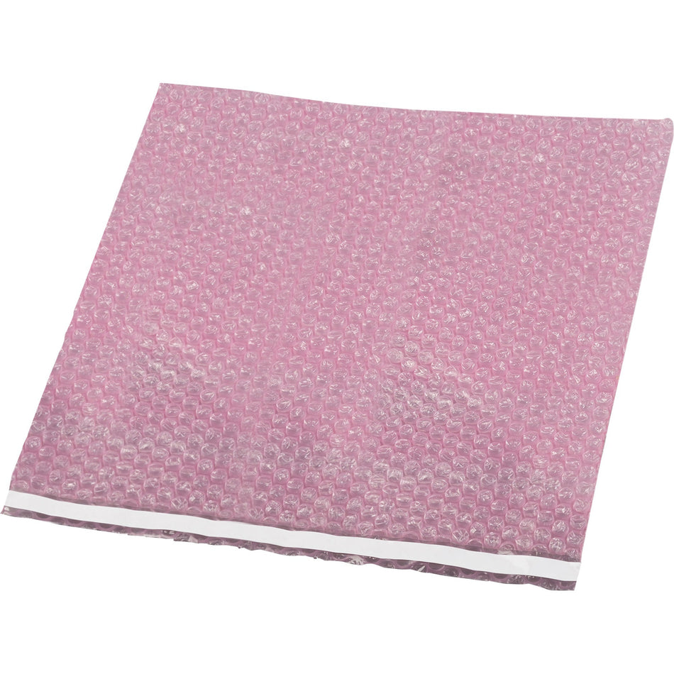 Sparco Anti-static Bubble Bag - 29" Length x 29" Width - Pink - Electronic Equipment, Tool, Accessories, Small Parts - 50 / Carton