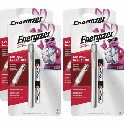 Energizer LED Pen Light: Stainless Steel Drop Resistant - Flashlights