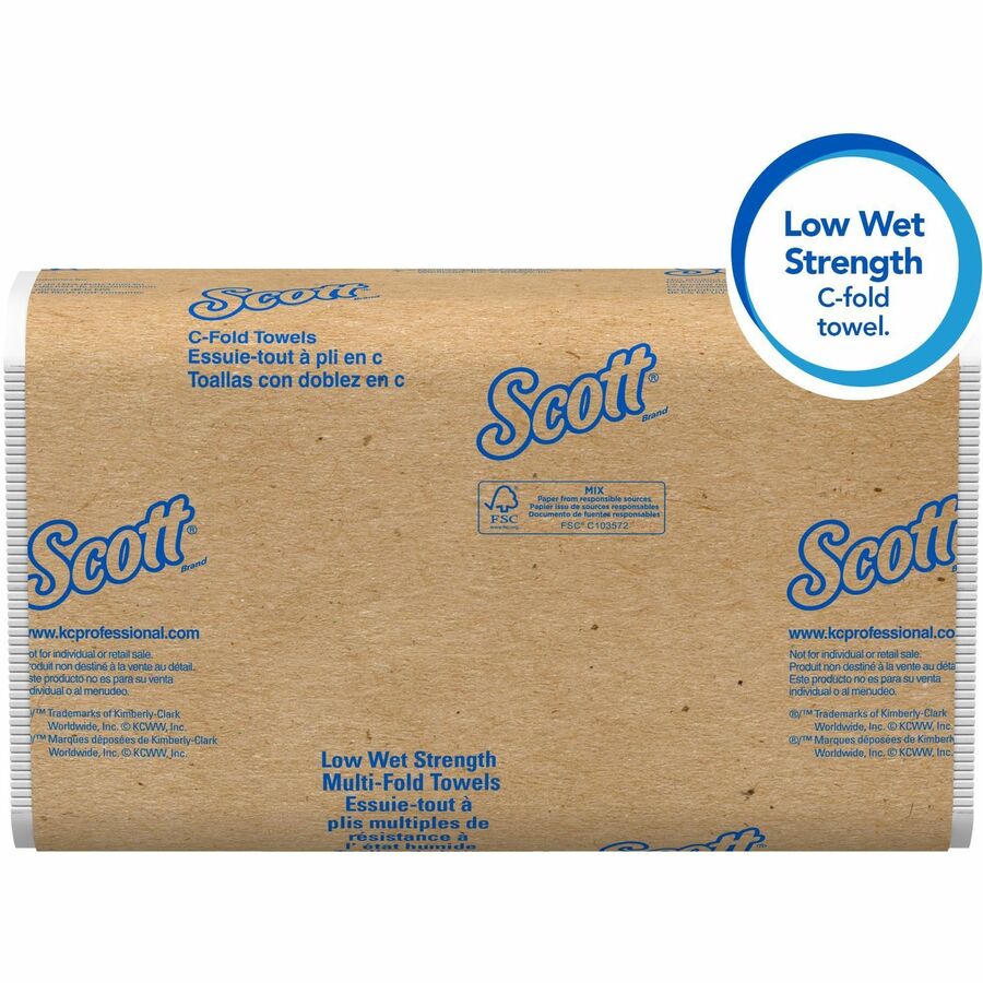 Scott Essential Low Wet Strength Towels - Front