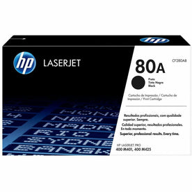 HP 80A (CF280AD1) Original Laser Toner Cartridge - Black - 2 / Carton - 1300