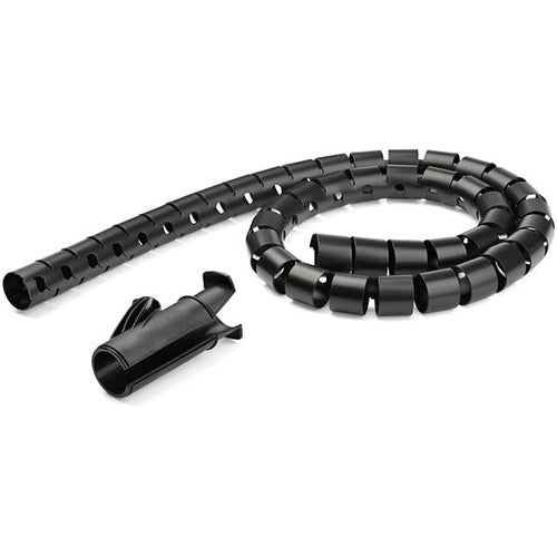 StarTech.com Cable-Management Sleeve - Cable Sleeve - Black - 59.06" Length - Polyethylene - 1 Each