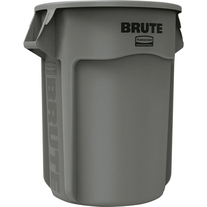 Rubbermaid Commercial Brute 55-Gallon Vented Containers - Heavy Duty UV Coated - 3/Carton - Waste & Lids