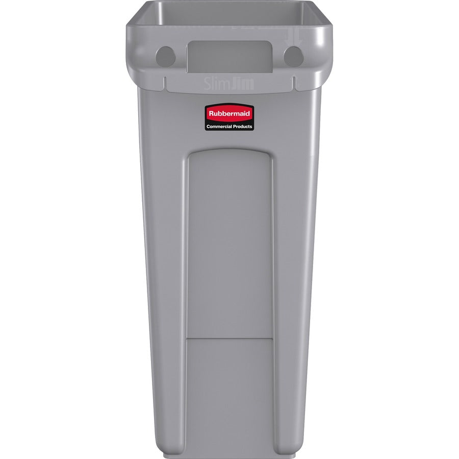 Rubbermaid Commercial Slim Jim Vented Container - Right