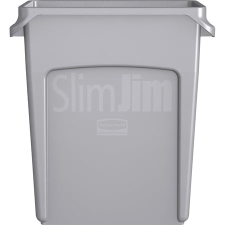 Rubbermaid Commercial Slim Jim Vented Container - Left