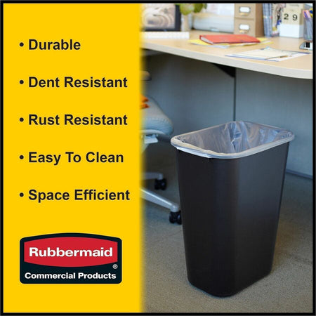 Rubbermaid Commercial 41 QT Large Deskside Wastebaskets - Alternate-Image1