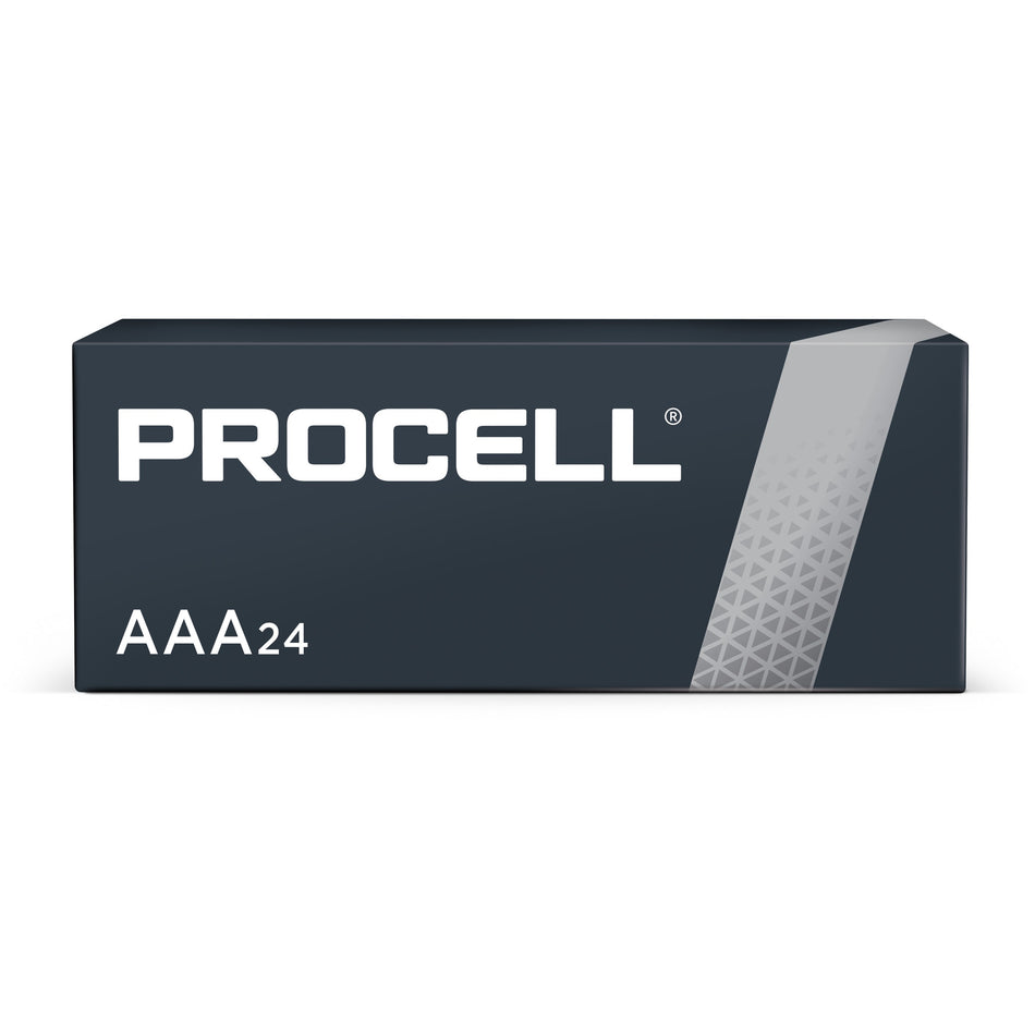 Procell by Duracell Alkaline AAA Battery Boxes of 24 - For Calculator, Multipurpose, Remote Control, Test Equipment, Flashlight, Clock, Radio, Portable Electronics, Mouse, Keyboard - AAA - 1.5 V DC - 24/Box - 6 / Carton