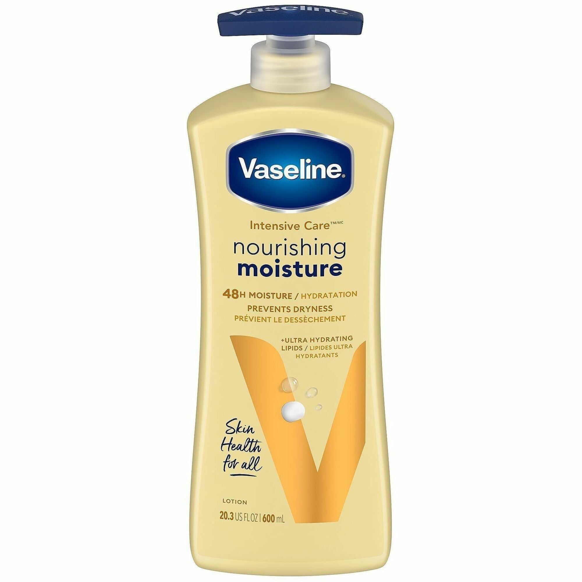 Vaseline Nourishing Moisture Lotion - Lotion - 20.30 fl oz - For Dry Skin - Applicable on Body - Moisturising, Absorbs Quickly, Non-irritating, Non-greasy - 4 / Carton