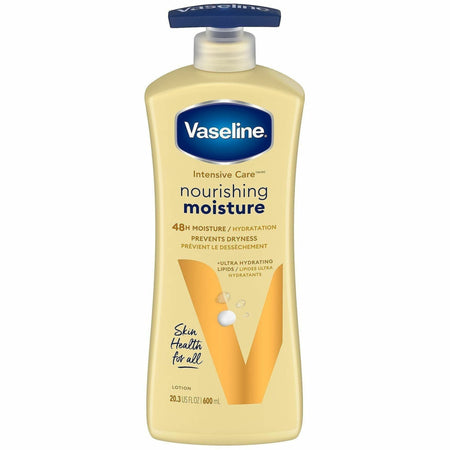 Vaseline Nourishing Moisture Lotion - Lotion - 20.30 fl oz - For Dry Skin - Applicable on Body - Moisturising, Absorbs Quickly, Non-irritating, Non-greasy - 4 / Carton
