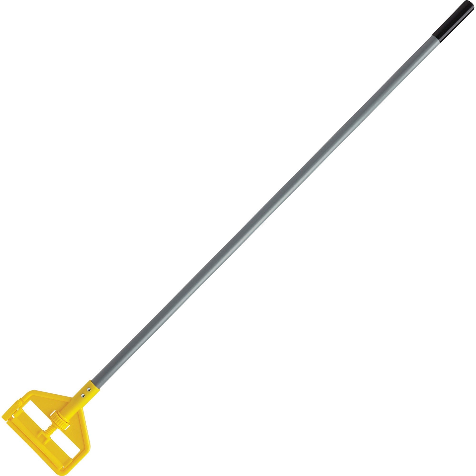 Rubbermaid Commercial Invader 54" Wet Mop Handle - 54" Length - Yellow - Fiberglass - 12 / Carton