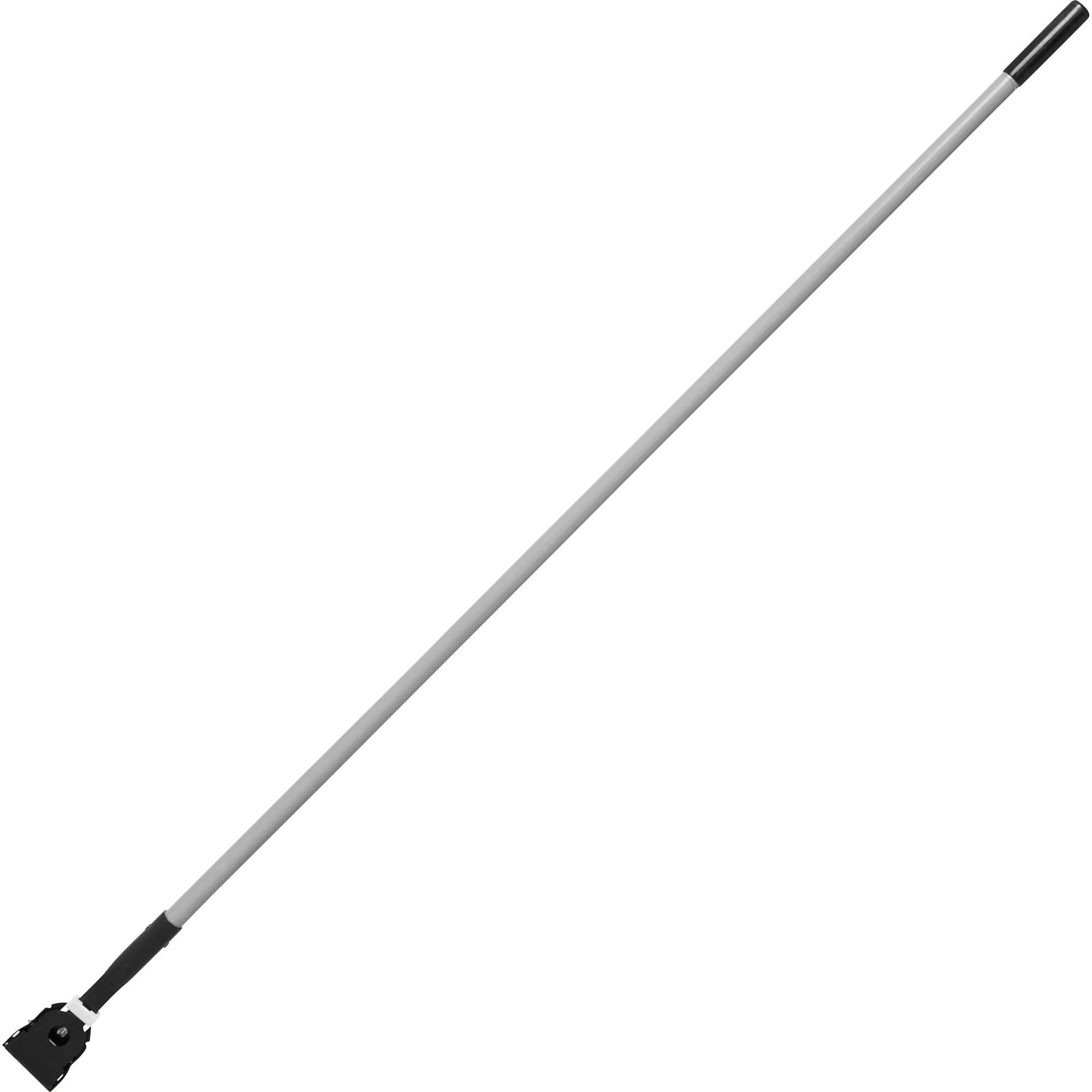 Rubbermaid Commercial Snap-On Dust Mop Handle - 60" Length - Black - Fiberglass - 12 / Carton