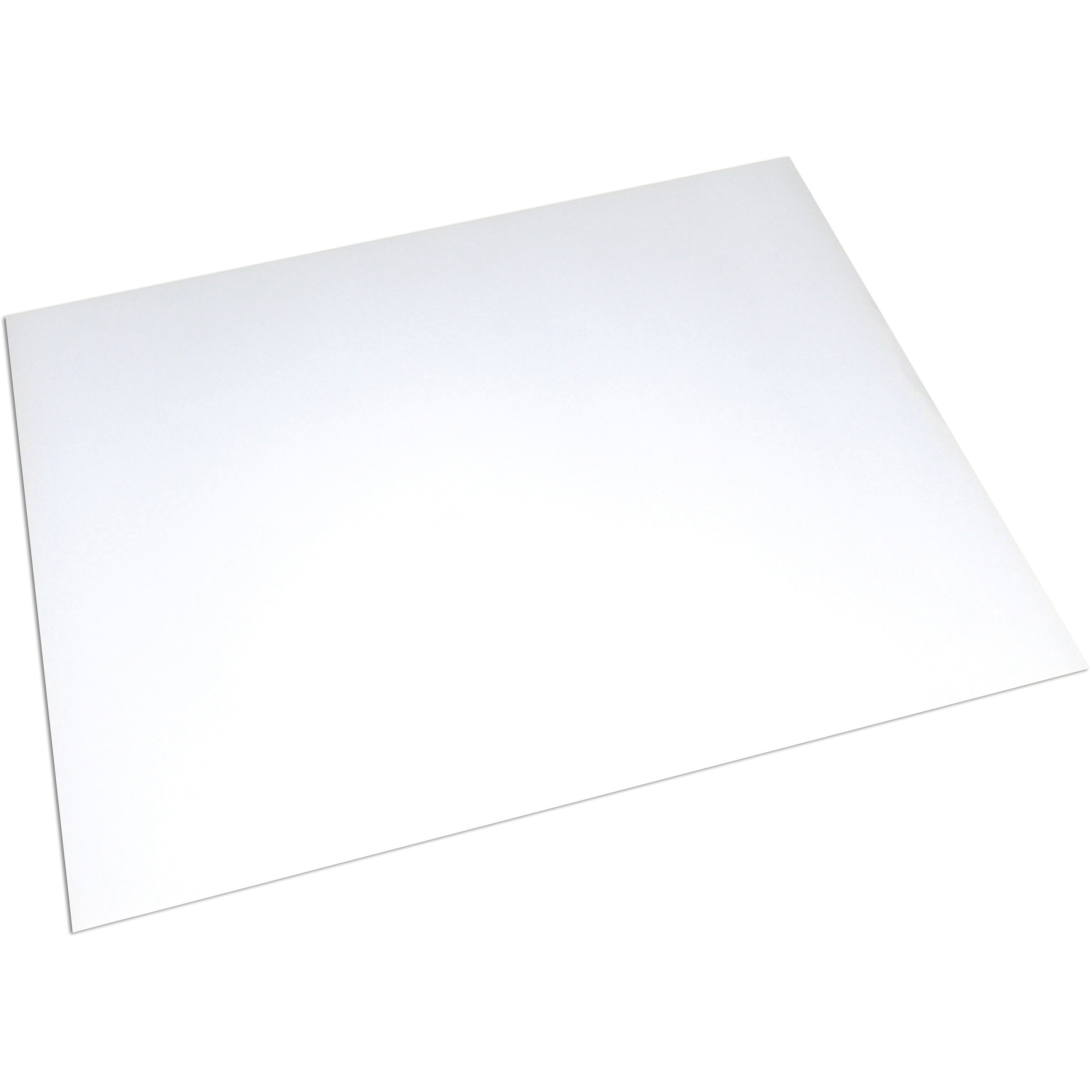 UCreate Coated Poster Board - Project, Poster, Sign, Printing - 28" Height x 22" Width - White - 50 / Carton