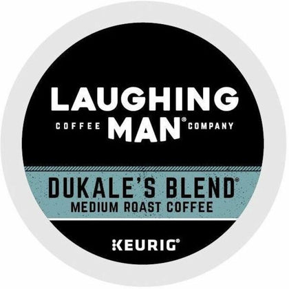 Laughing Man K-Cup Pods - Dukale’s Blend Medium Roast - 22 Pack - Coffee