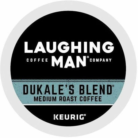 Laughing Man K-Cup Pods - Dukale’s Blend Medium Roast - 22 Pack - Coffee