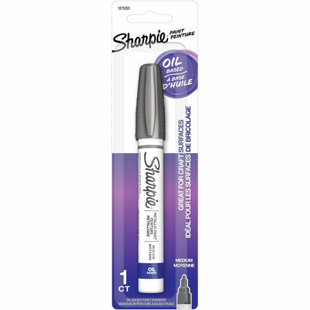 Sharpie Water Based Paint - Medium Marker Point - Silver Ink - Water Based - 1 / Pack