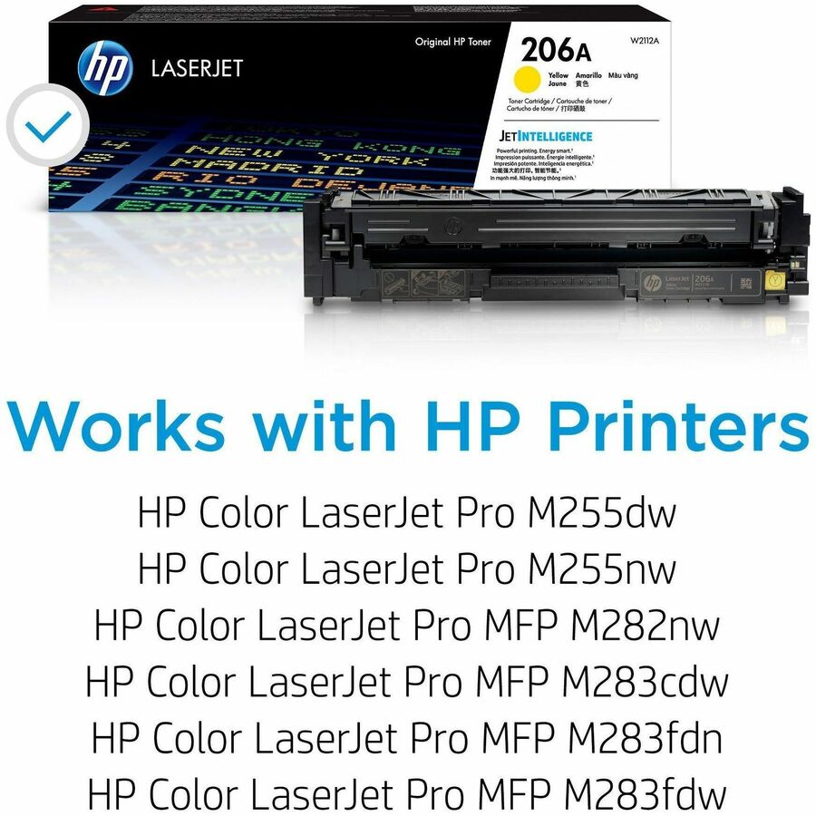 HP 206A Original Laser Toner Cartridge - Yellow - 1 Each - Alternate-Image1
