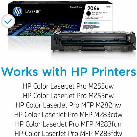HP 206A Original Standard Yield Laser Toner Cartridge - Black - 1 Each - Alternate-Image1