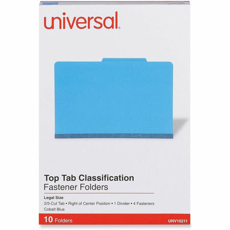 Universal 2/5 Tab Cut Legal Recycled Classification Folder - Alternate-Image1