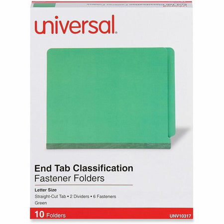 Universal Straight Tab Cut Letter Classification Folder - Alternate-Image1