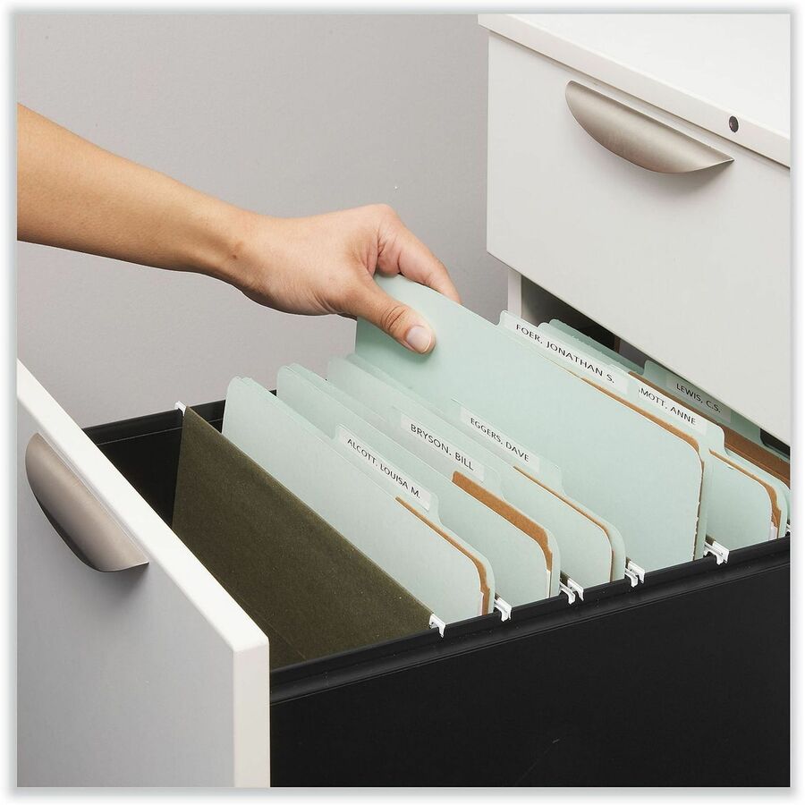 Universal 2/5 Tab Cut Letter Recycled Classification Folder - Alternate-Image6