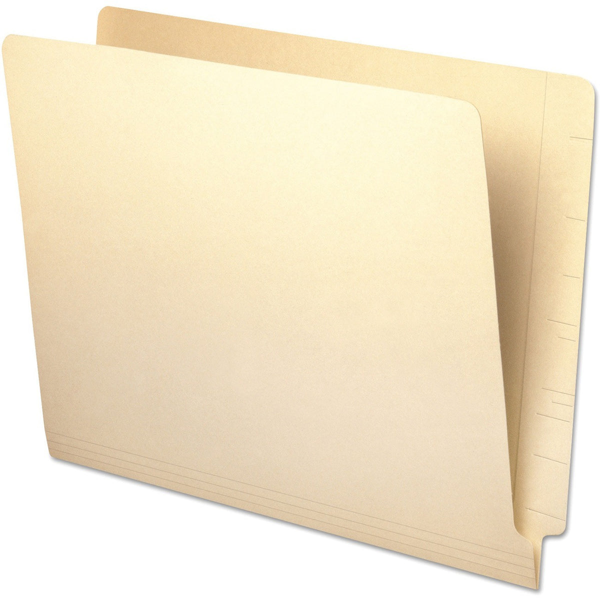Universal Straight Tab Cut Letter Recycled End Tab File Folder - 1300
