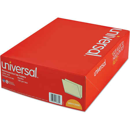 Universal Straight Tab Cut Letter Recycled End Tab File Folder - Alternate-Image2