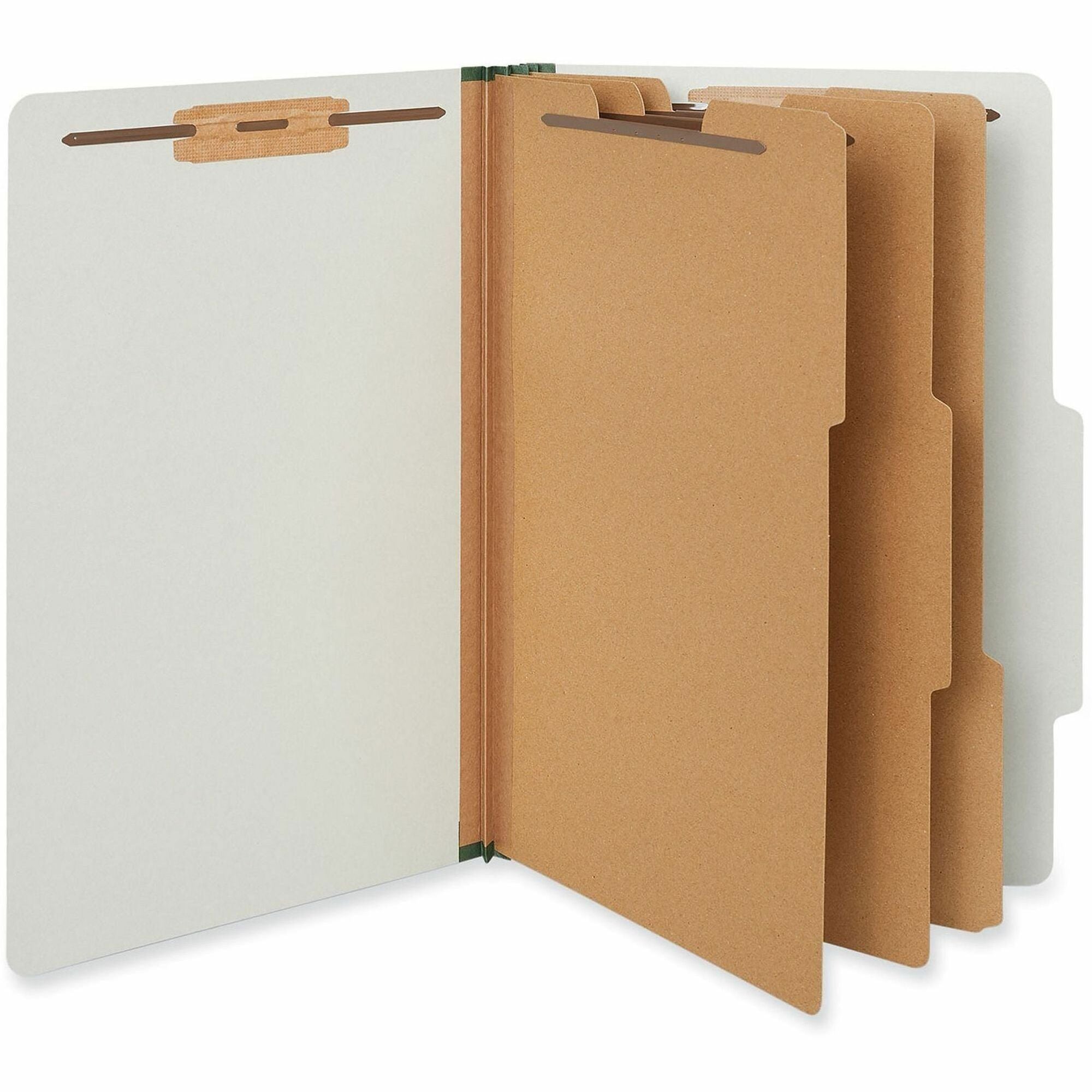 Universal 2/5 Tab Cut Legal Recycled Classification Folder - 2000