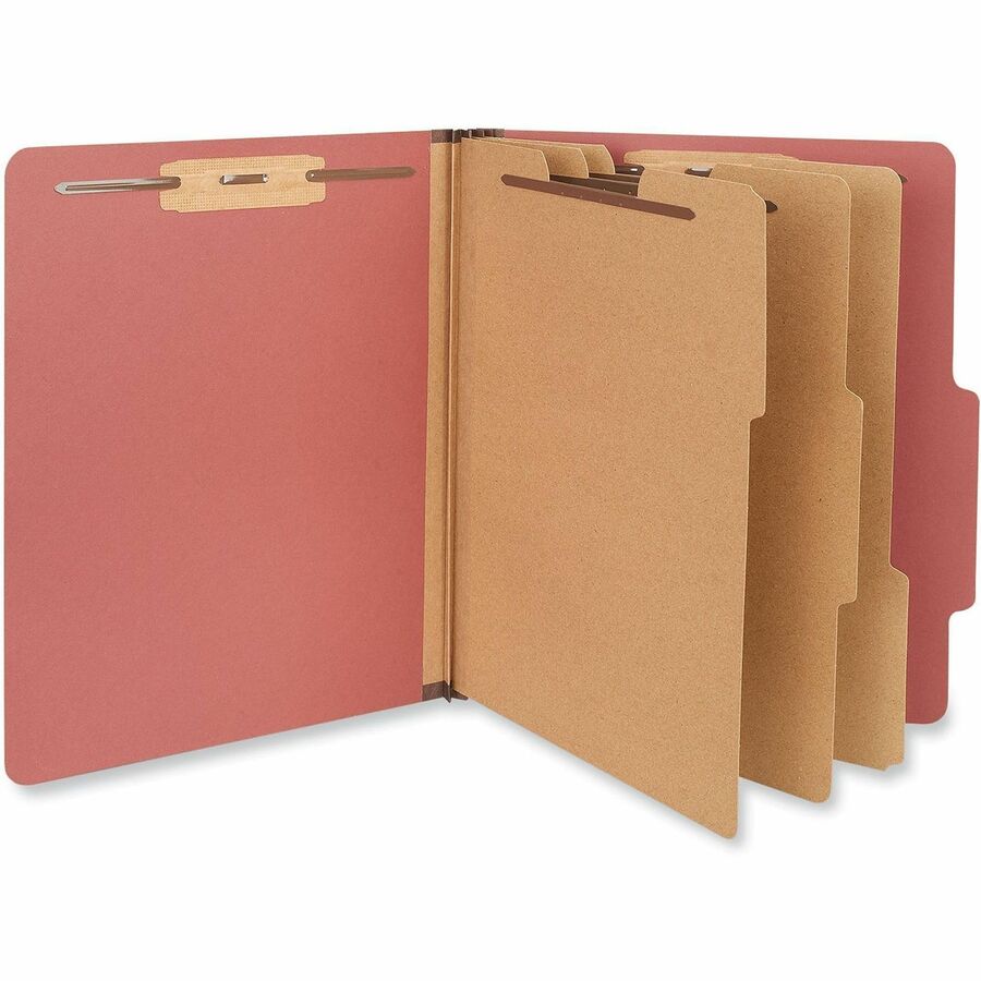 Universal 2/5 Tab Cut Letter Recycled Classification Folder - Alternate-Image2
