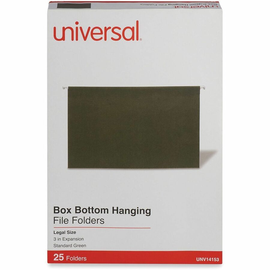 Universal 1/5 Tab Cut Legal Recycled Hanging Folder - Alternate-Image1