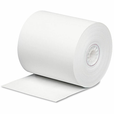 Universal Impact and Inkjet Printing Bond Paper Rolls, 0.5" Core, 3" x 165 ft, White - 2000