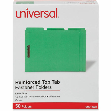 Universal 1/3 Tab Cut Letter Recycled Classification Folder - 2000