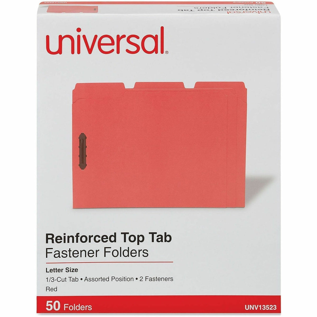 Universal 1/3 Tab Cut Letter Recycled Classification Folder - 2000