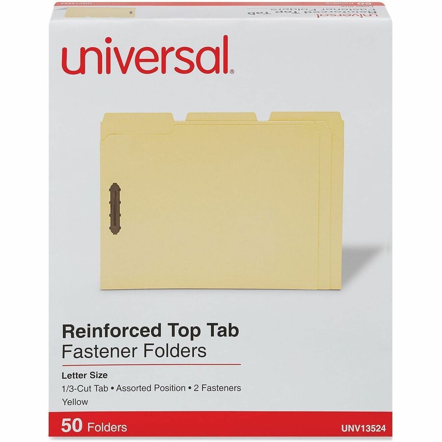 Universal 1/3 Tab Cut Letter Recycled Classification Folder - Alternate-Image1