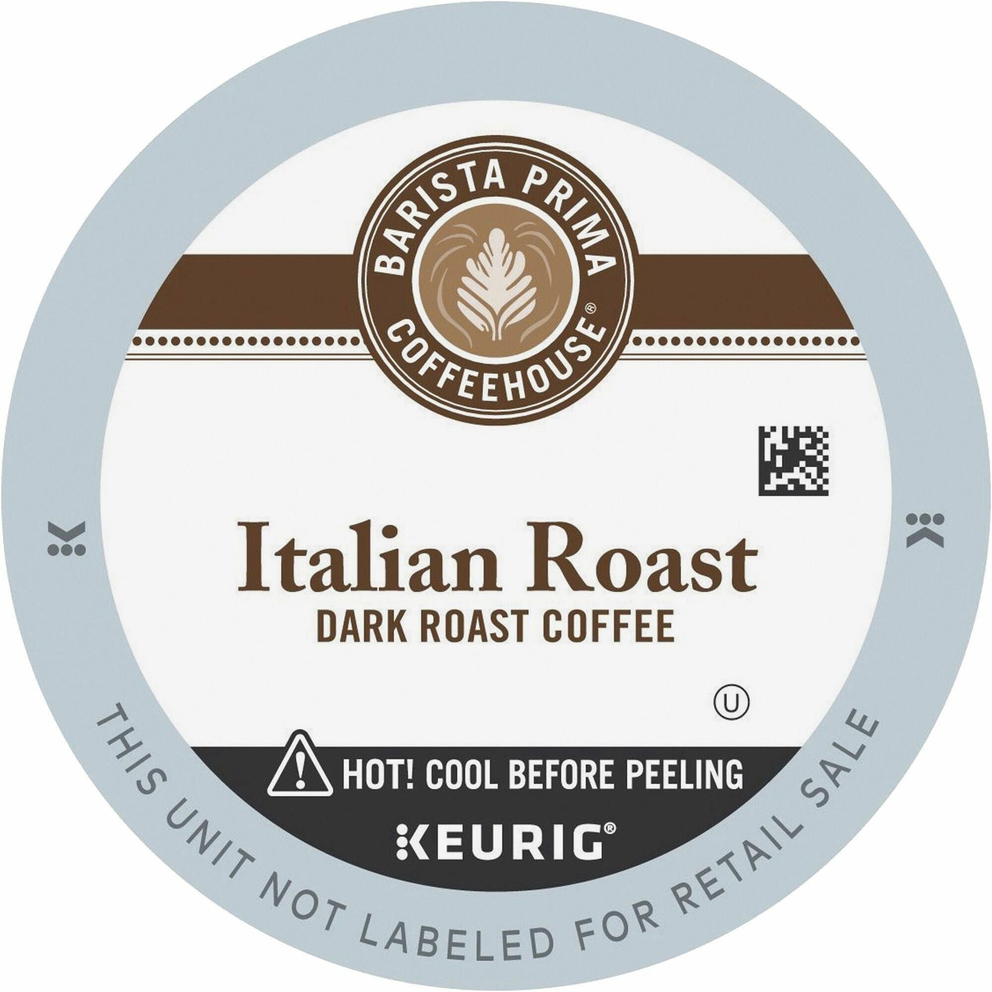 Barista Prima Coffeehouse® K-Cup Italian Roast Coffee - Compatible with Keurig Brewer - French/Dark - K-Cup - 24 / Box