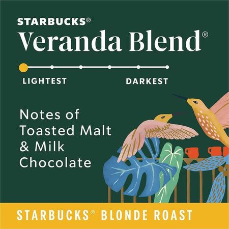 Starbucks® K-Cup Veranda Blend Coffee - Compatible with Drip-coffee Brewer - Blonde - 24 / Box