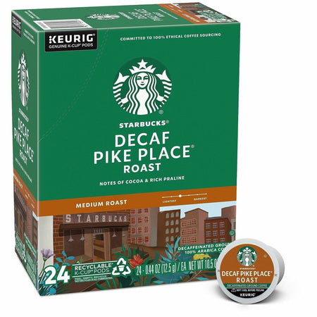 Starbucks K-Cup Decaf Pike Place Roast Coffee - 2000
