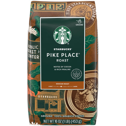 Starbucks Pike Place Coffee: Medium Roast - 16 oz - 1 Each - Coffee