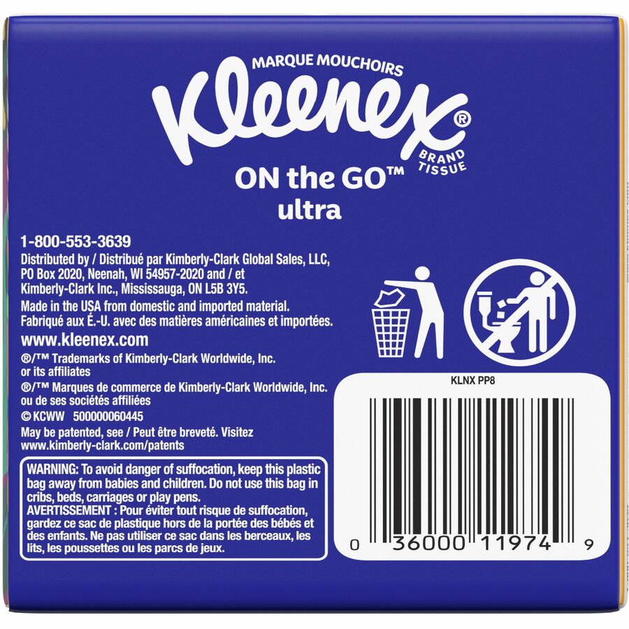Kleenex Go Packs Facial Tissues - Bottom