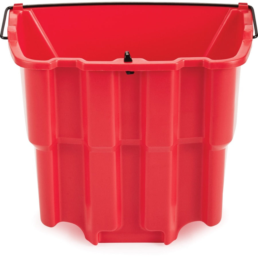Rubbermaid Commercial WaveBrake 18 QT Dirty Water Bucket - Front